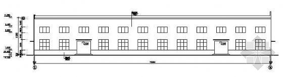 屋顶排烟机房建筑结构图资料下载-某排架厂房建筑结构图纸