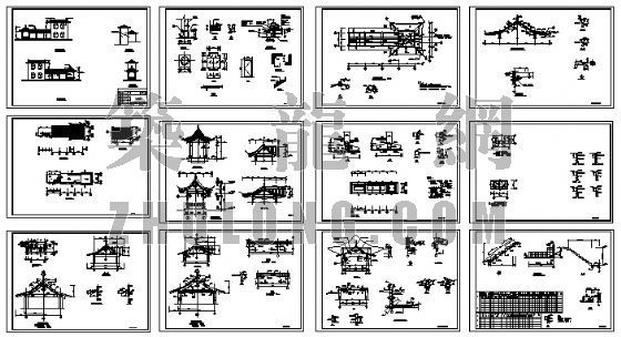 北京公园的优秀建筑小品资料下载-建筑小品施工图