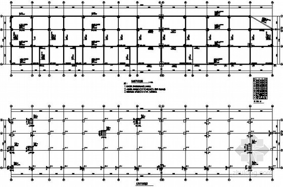 住宅设计结构图纸资料下载-底框砖混住宅结构设计图