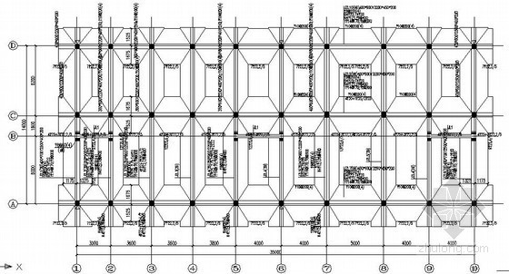 三层框架综合楼资料下载-三层框架综合楼结构施工图