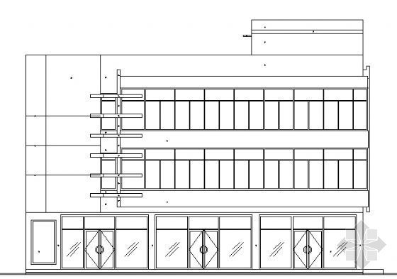 学校三层报告厅资料下载-某三层文化厅建筑设计方案图