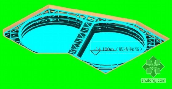 [天津]框架剪力墙结构医院工程施工组织设计(475页 附图较多 争创鲁班奖)-底板浇筑完成图