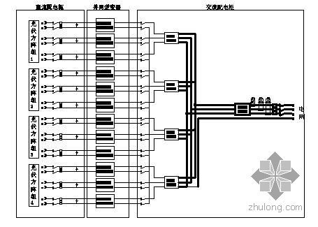 太阳能并网电气图纸资料下载-太阳能并网发电系统全套图纸