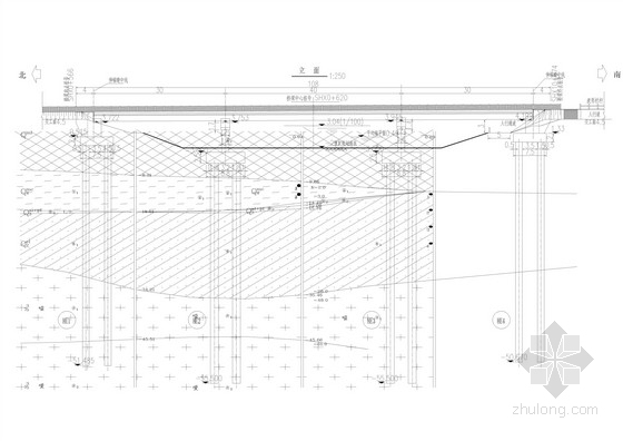 30m下部结构资料下载-30+40+30m等截面连续钢箱梁桥设计施工图（34张）