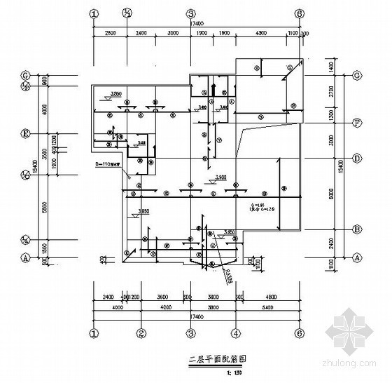 三层框架结构别墅设计计算书资料下载-三层框架结构别墅结构施工图