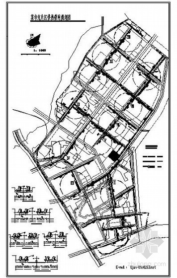 草原景区规划图纸资料下载-市政供热管网规划图纸