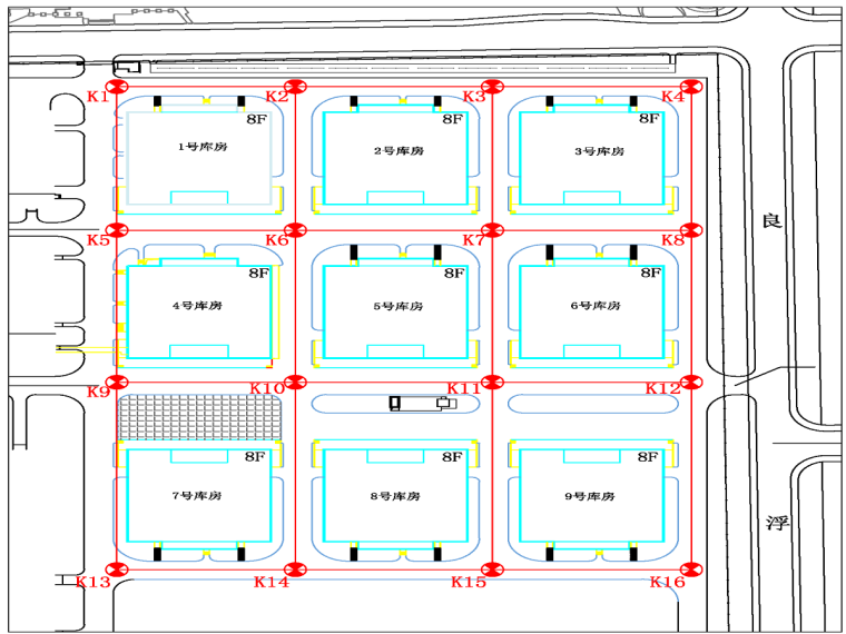 28米跨厂房结构图资料下载-[杭州]厂房易地技术改造项目工程测量方案（12页）