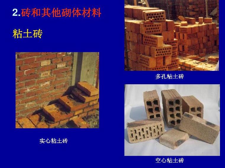 常用结构材料-砖，石材，钢材，混凝土（PDF，共81页）-砖和其他砌体材料