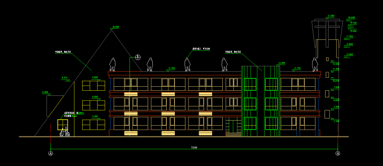 幼儿园2层设计图资料下载-3层2528平米幼儿园建筑初步设计图