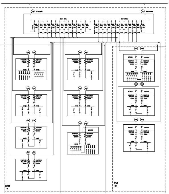 武汉华星光电厂房电气施工图-供电系统图