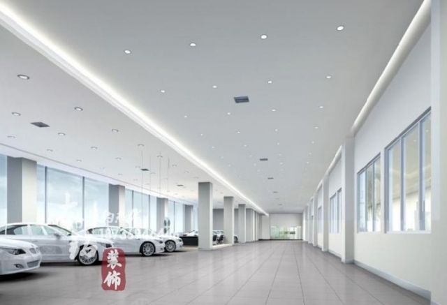 汽车快修店的装修设计资料下载-郑州汽车4S店装修设计公司突出商品才是重点