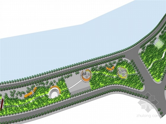 重庆滨水生态公园资料下载-[广东]滨水绿色生态公园景观规划设计方案