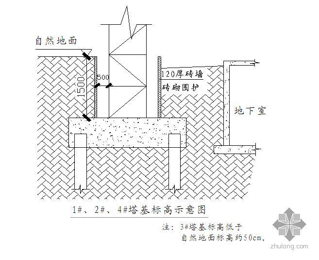 管桩型塔吊基础资料下载-广东某高层住宅塔吊基础施工方案