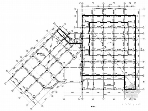 12层钢框架结构施工图资料下载-四层框架结构游泳馆与篮球馆结构施工图（局部混合结构）
