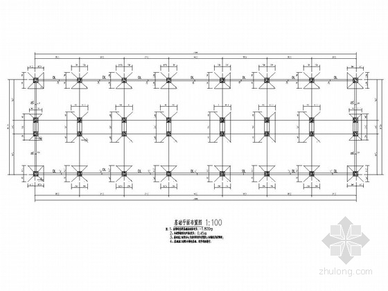 三层钢结构仓库施工图资料下载-[河南]地上三层门式刚架车间厂房结构施工图