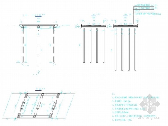 道路桥梁施工图设计资料下载-[天津]道路桥梁施工图设计30张