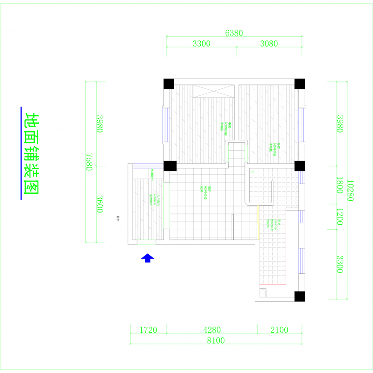 南豪筑龙网作品3地面铺装图-安逸的小巢第11张图片