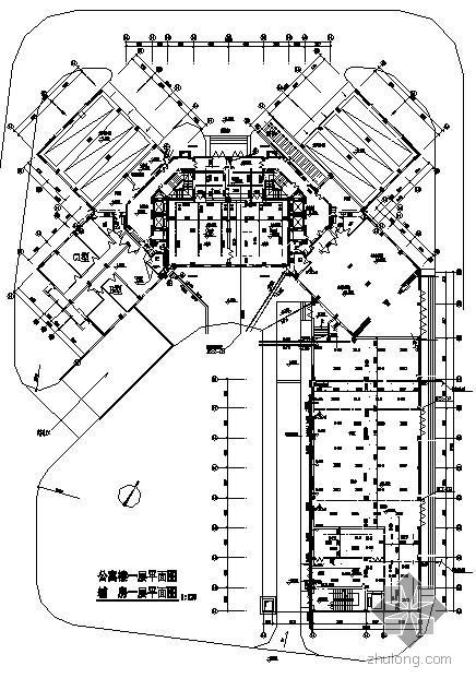 高层职工公寓楼施工图资料下载-某职工公寓楼给排水全套图纸