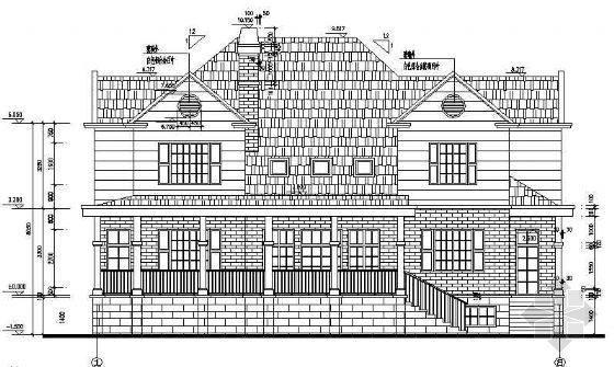 130平方别墅图纸效果图资料下载-某别墅建筑结构全套图纸(包括效果图)