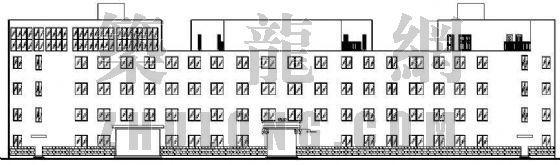 办公资料室CAD资料下载-某小区内办公楼建筑设计方案