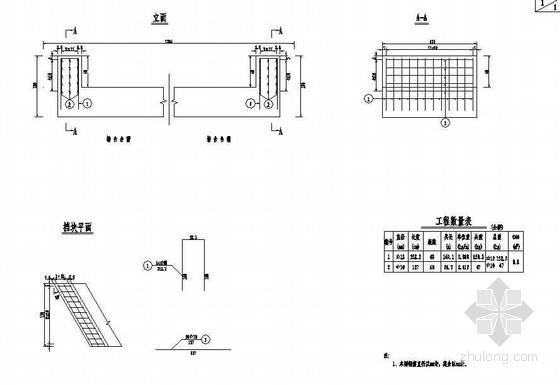 20m预应力简支梁图纸资料下载-20m预应力空心板简支梁桥台挡块钢筋构造节点详图设计