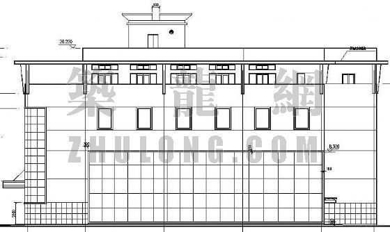云南小区建筑施工图资料下载-某花园小区超市建筑施工图