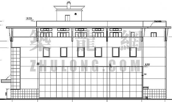 超市的建筑施工图纸资料下载-某花园小区超市建筑施工图