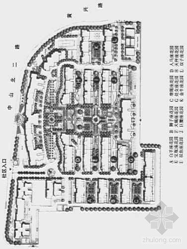 国外景观彩色总平面资料下载-居住区景观规划总平面300例