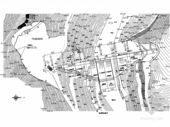 竣工图排水管资料下载-[四川]城镇供水拦河坝工程施工图56张(拦水坝)