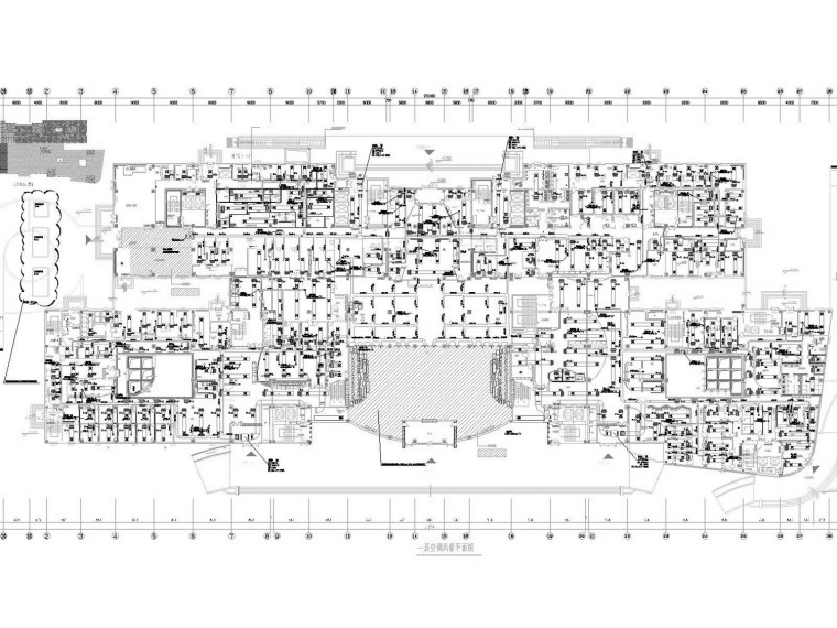 风机盘管建筑图例资料下载-[山西]高层医疗综合楼空调通风防排烟系统设计施工图(含采暖设计)