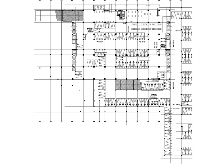 大型地下室工程电气设计-16号地下室火灾自动报警干线平面图一.jpg