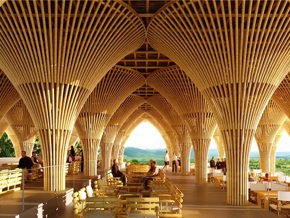 越南竹屋资料下载-用竹子盖房子，带你进入另一个世界