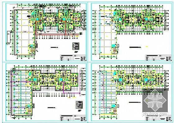 [湖南]3栋住宅楼给排水消防工程量清单报价书（附全套图纸）-图纸