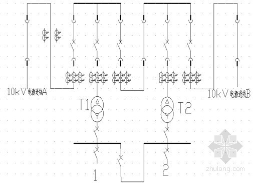 低压配电设计的短路计算资料下载-大型停车场建筑供配电设计