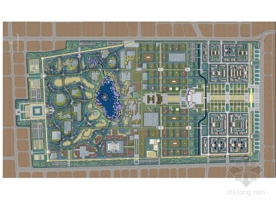古战场遗址公园设计资料下载-[西安]唐大明遗址公园景观规划设计方案