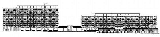 某十一层板式住宅楼建筑资料下载-[深圳市盐田区]某十一层邻街商业住宅楼建筑施工套图（含总图带人防