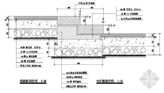 园路台阶详图-4