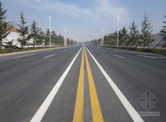 高速公路标线平面资料下载-高速公路标志标线施工组织设计