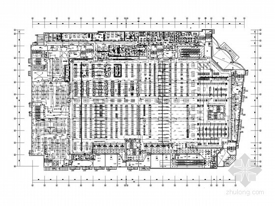 商业建筑广告施工图资料下载-[上海]大型商业购物广场强电装饰施工图纸