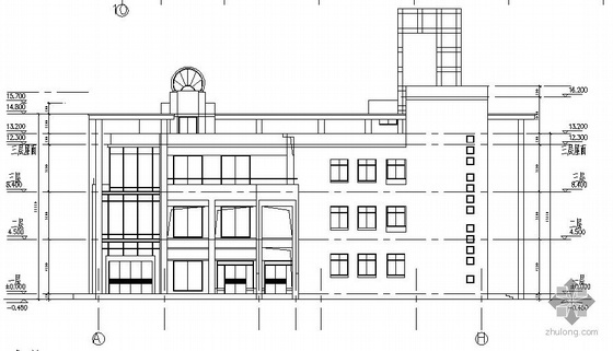 浦江镇120号配套商品房H地块公建社区中心建筑方案图-2