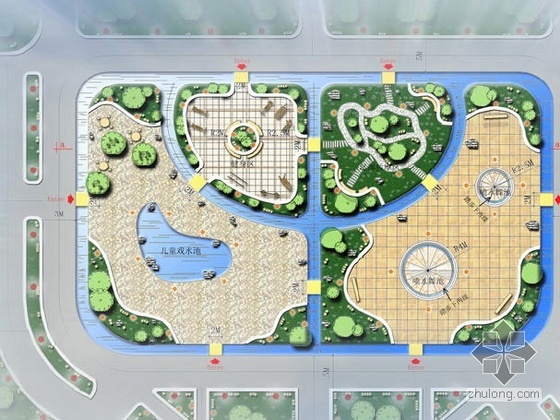 小岛别墅景观设计资料下载-上海别墅小区景观设计