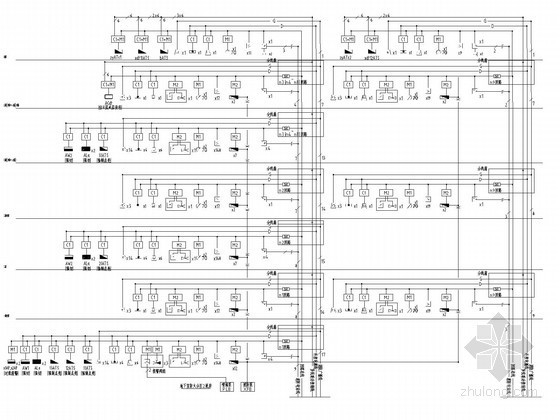 [福建]大型高层仓库强弱电系统施工图-火灾自动报警系统图 