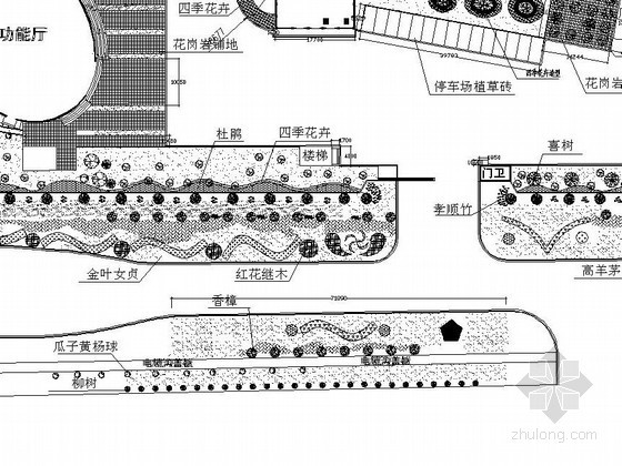 上海绿化景观工程资料下载-上海某厂区景观绿化设计施工图