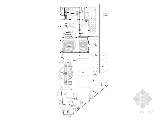 时尚别墅客厅模型资料下载-[江苏]时尚现代大气的三层别墅设计方案（含实景图）