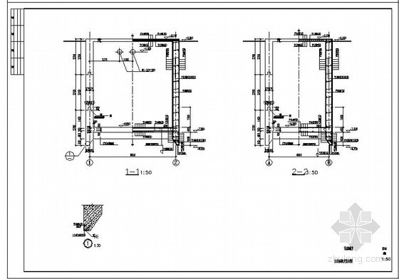 污水池止水钢板安装方向资料下载-某污水池结构设计图