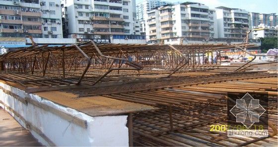 [江苏]城市轨道交通土建工程施工组织设计467页（地下三层岛式车站盾构区间）-钢筋笼的存放