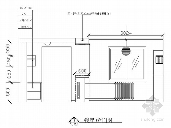 [北京]现代风格三居室复式房装修图（含实景图） 立面图 