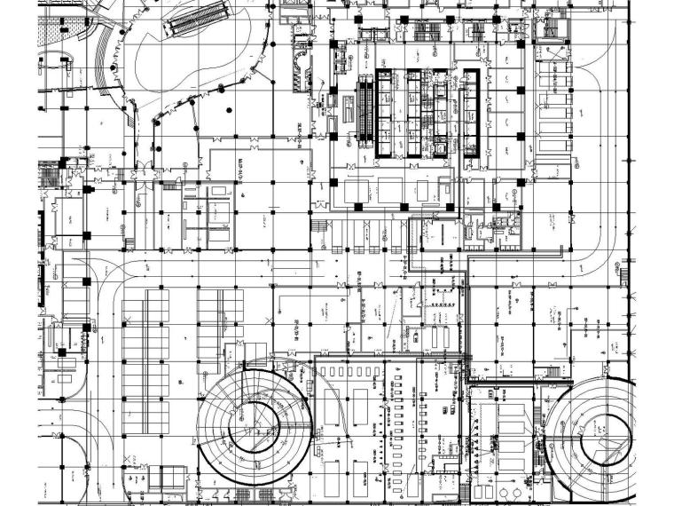 人防地下建筑施工图资料下载-[长沙]15万平超大型购物中心电气施工图（变电所、270张图）