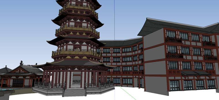 解读古建筑，Sketchup古建模型下载_4