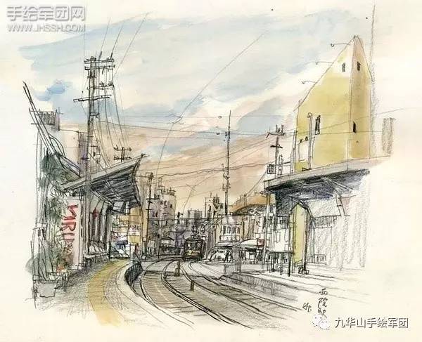 建筑手绘速写风格篇_8